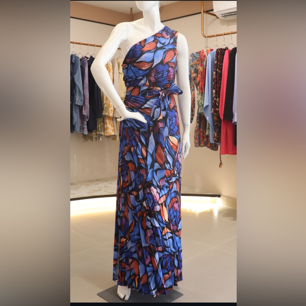 Milly Estelle Dream Rose Blue Dress